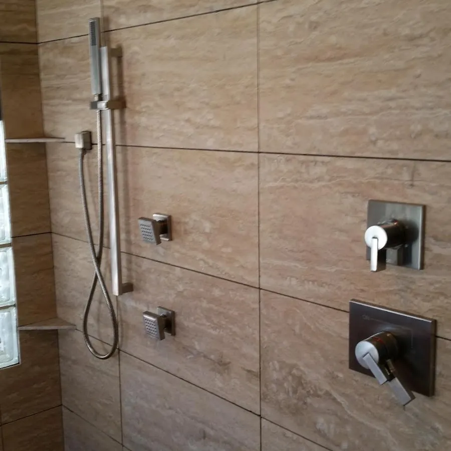Shower fixture installation for Water Heater Replacement in Zephyrhills